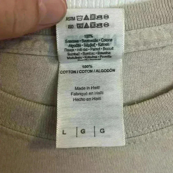 SAVE FERRIS Men’s beige short sleeve tshirt - Picture 5 of 6